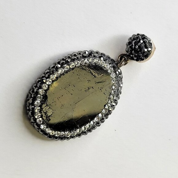 Labrodite Oval Pendant Sterling Silver - Picture 9 of 11